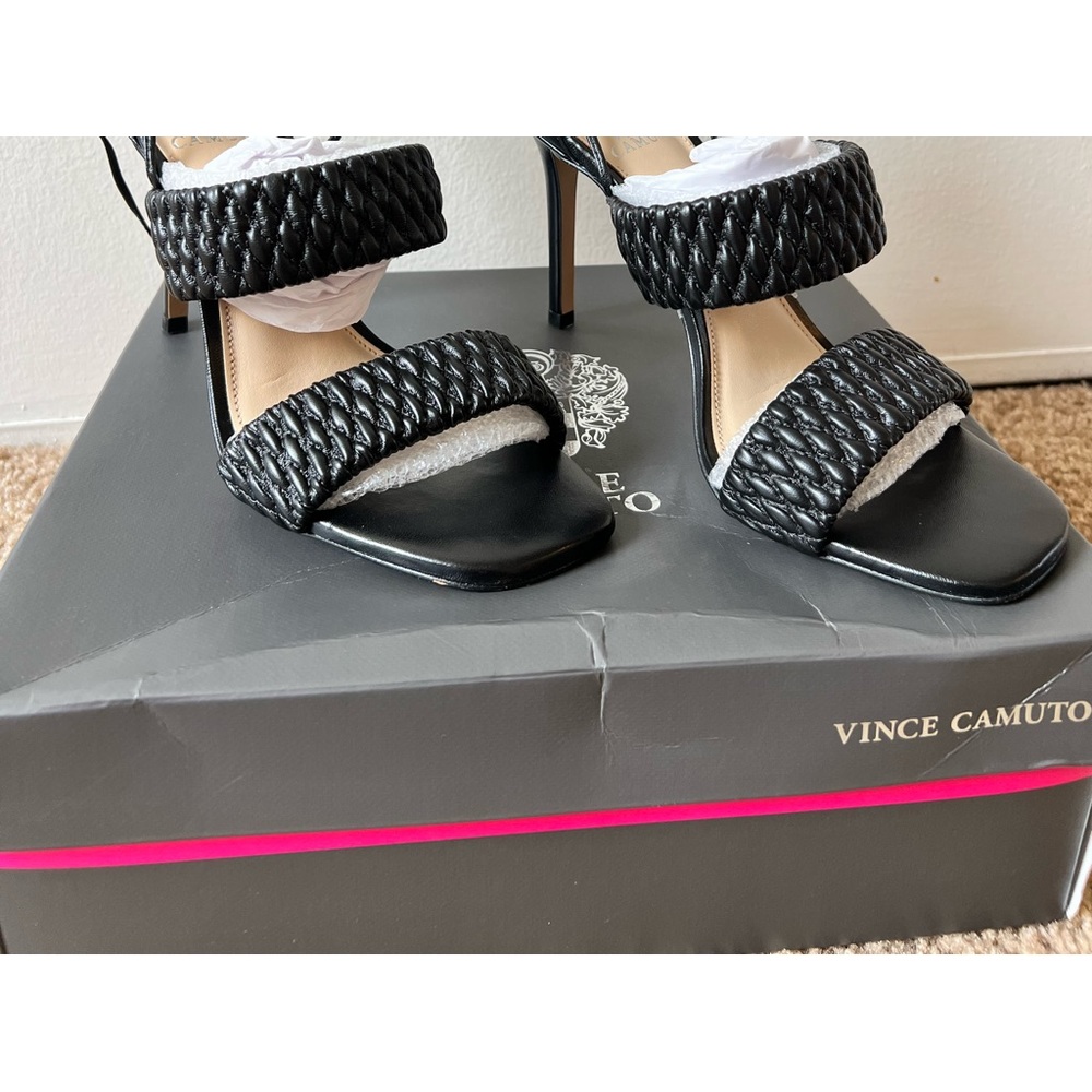 Vince Camuto Antilique Quilted Ankle Wrap Sandal